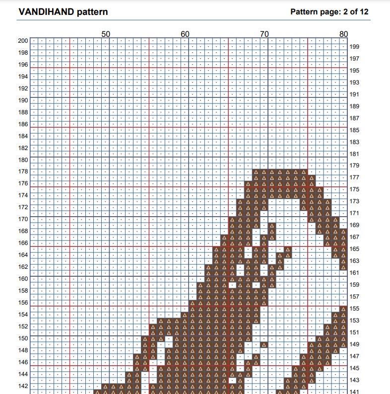 Landscape 6 Crochet Afghan Pattern Graph - Etsy
