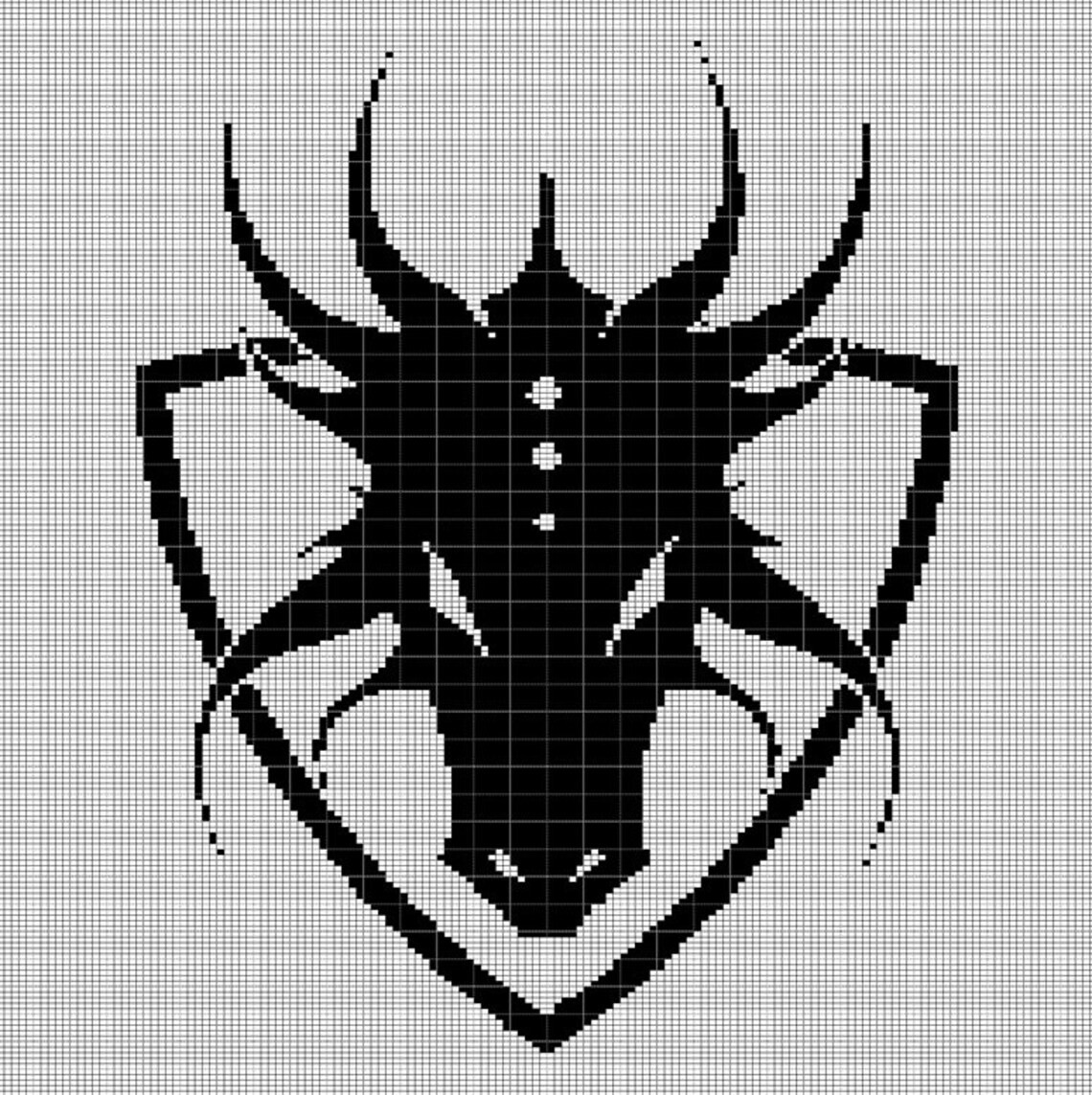 Dragon Head 7 Crochet Afghan Pattern Graph - Etsy