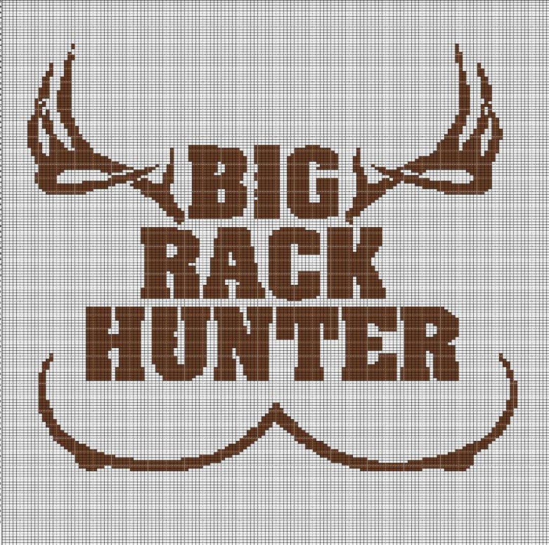 Big Rach Hunter Crochet Afghan Pattern Graph - Etsy