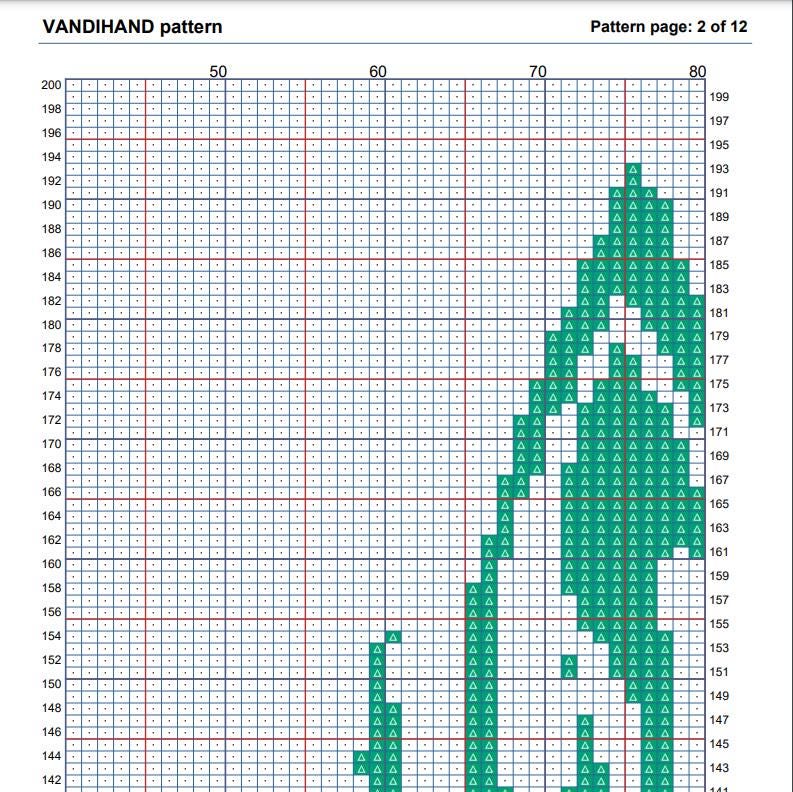 Art Canabis Crochet Afghan Pattern Graph - Etsy