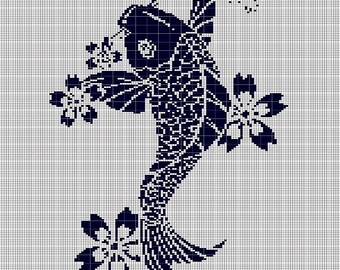 Koi Carp Crochet Graphghan Pattern - Etsy