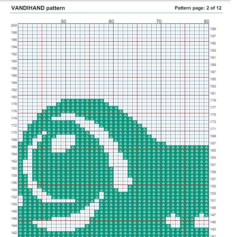 Frog 4 Crochet Afghan Pattern Graph - Etsy