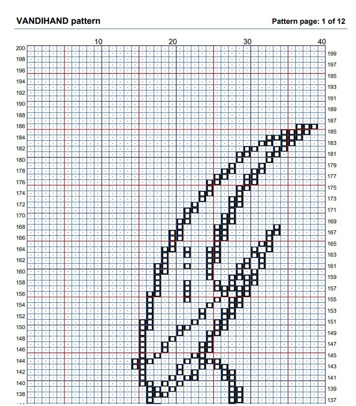 Crab 2 Crochet Afghan Pattern Graph - Etsy