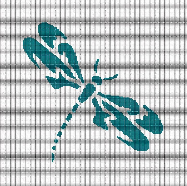 39 Dragonfly Crochet Patterns: Unlock Your Creative Potential Today! 32 Dragonfly crochet afghan pattern graph