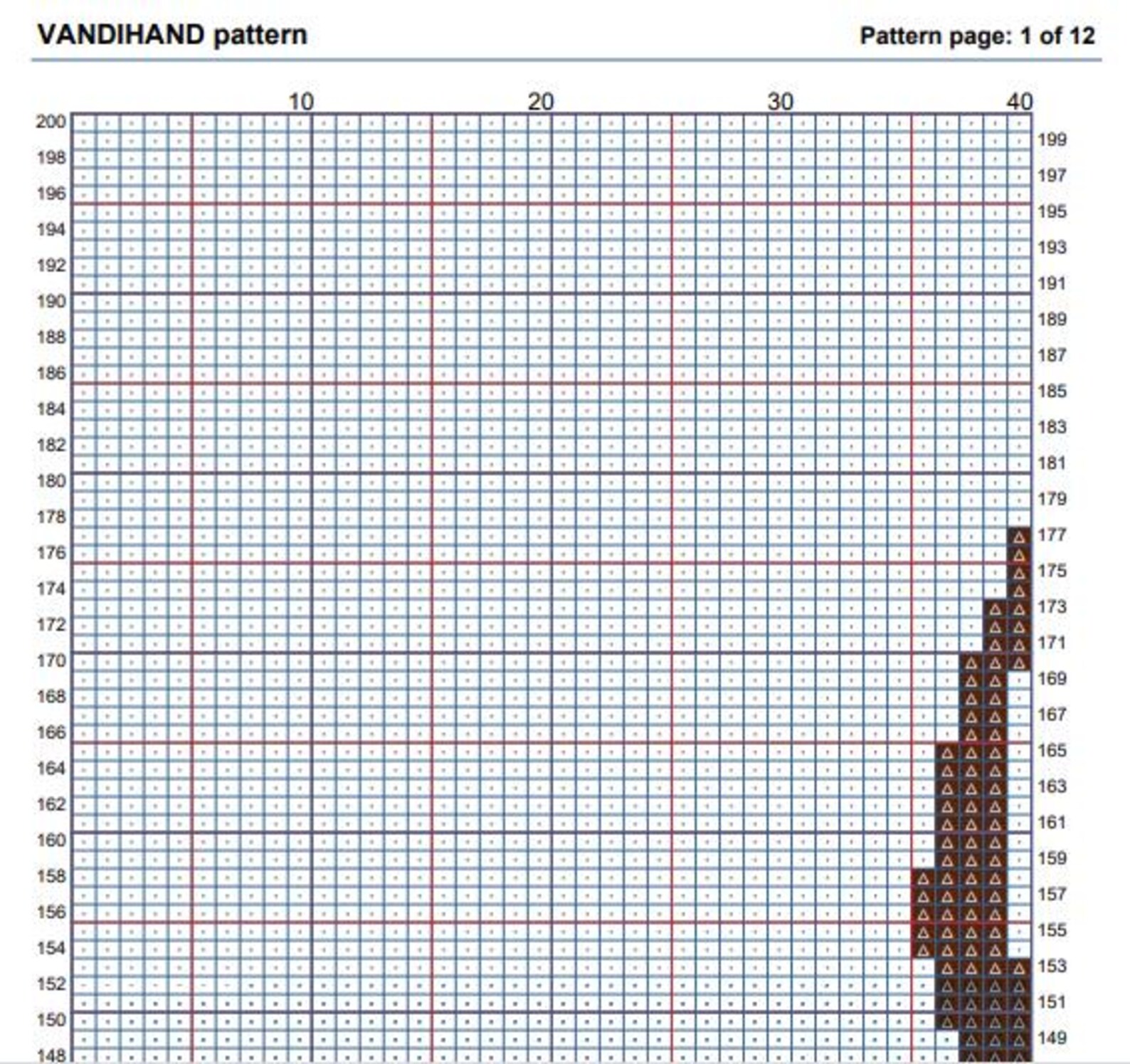 Deer Pattern Graph Deer Head With Leaves Crochet Afghan Pattern Graph - Etsy