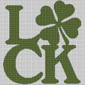 Luck crochet afghan pattern graph
