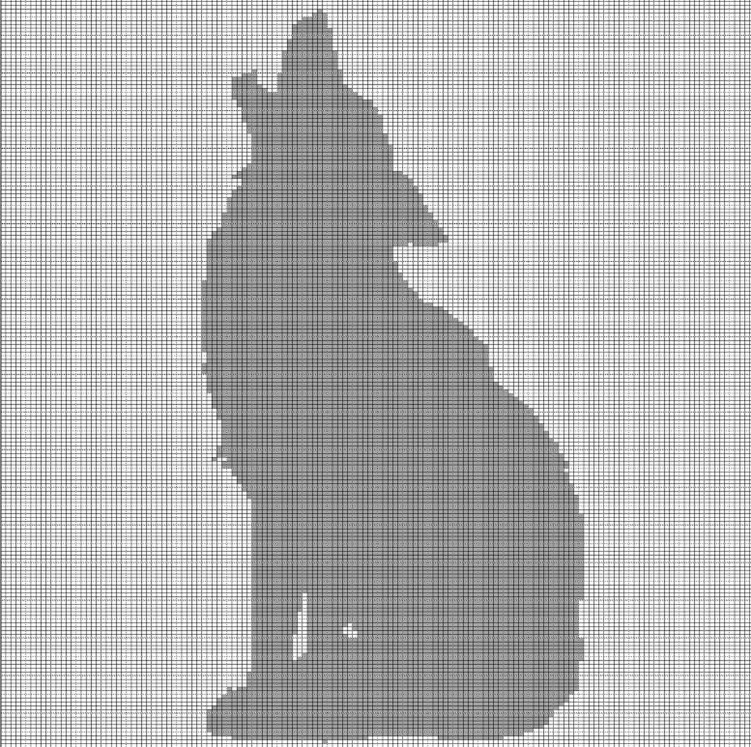 Sierra Wolf Crochet Afghan Pattern Graph - Etsy