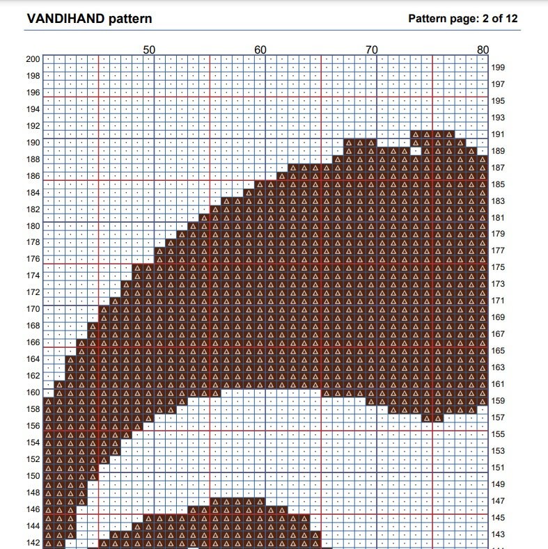 Sloth 5 Crochet Afghan Pattern Graph - Etsy