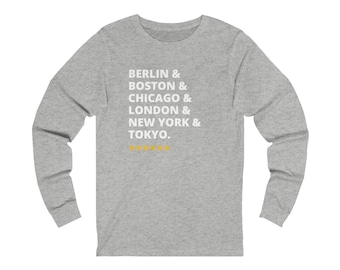 World Marathon Majors Long Sleeve Tee