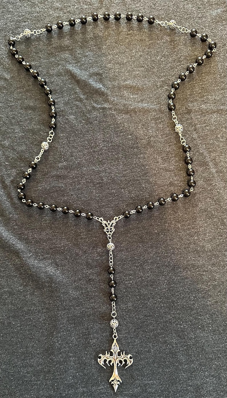 Handmade Gothic Rosary - Etsy