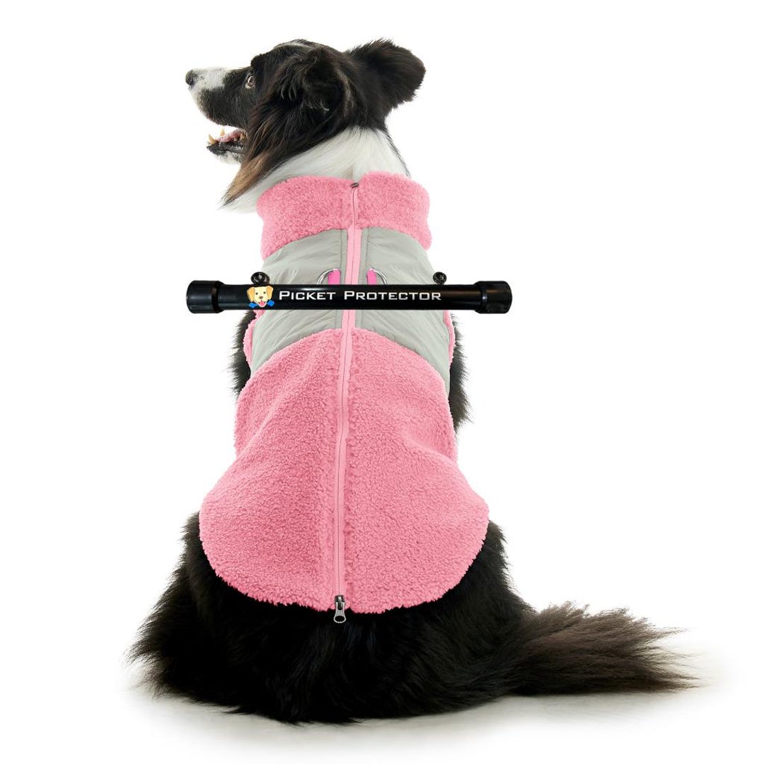 Socket Guards Dogs Picket Protector Sherpa Vest Bundle | Dog Fence Blocker, Small Dog ...