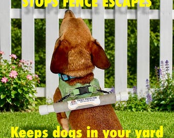 Picket Protector Classic Harness COMFORT Bundle | Safety Harness for Small Dogs | Fence Escape Prevention