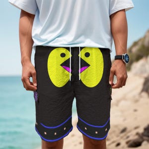 Pacman Shorts - Etsy