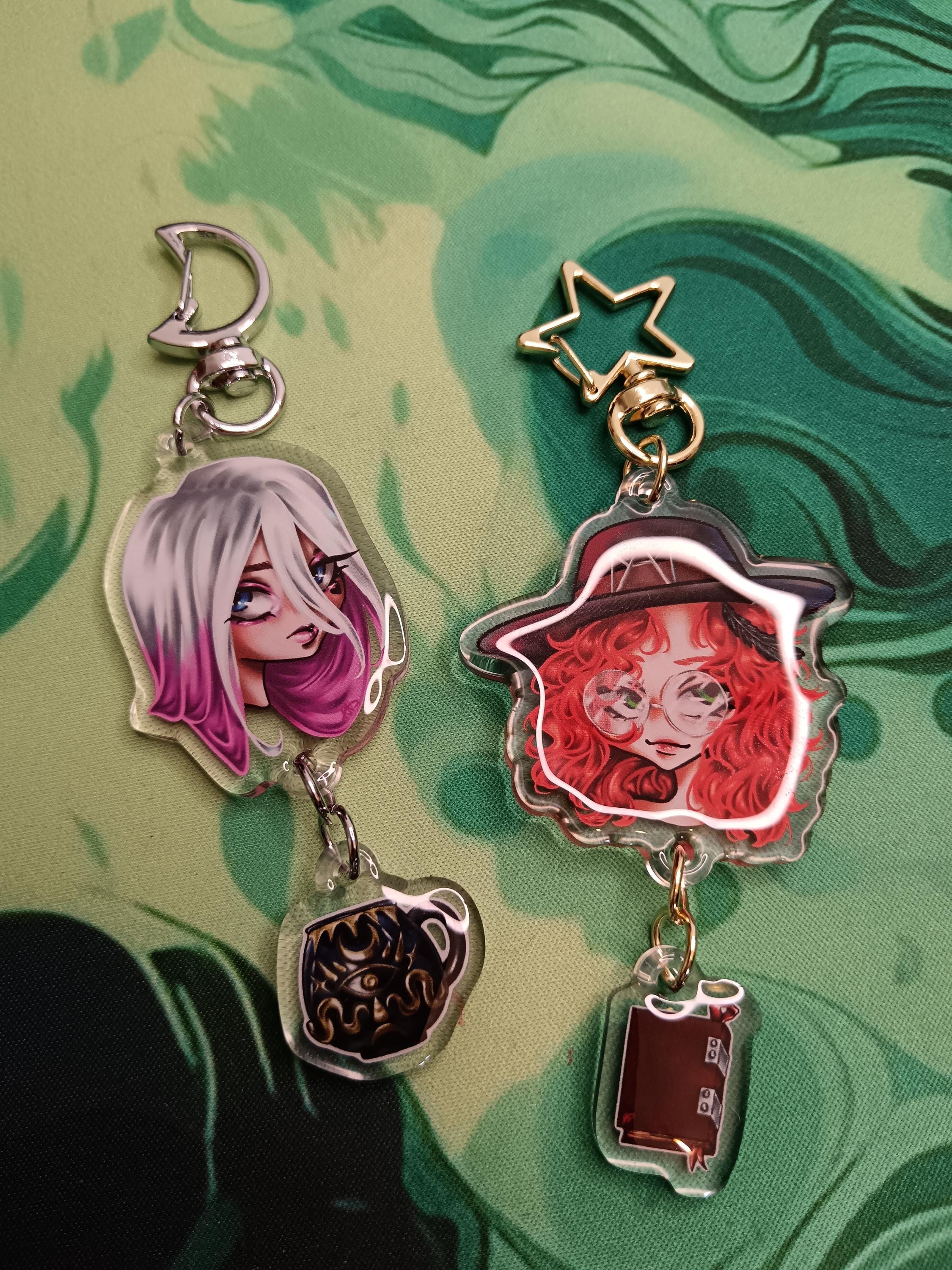 Dead by Daylight Keychain, Featuring Mikaela and Sable! - Etsy