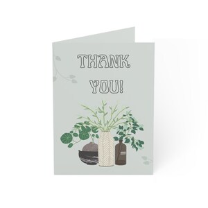 Botanical, boho, trendy,  aesthetic thank you cards!