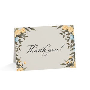 Classy, floral thank you cards!