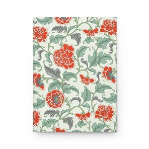 Hardcover Matte Botanical Lined Journal