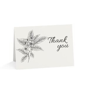 Simple, Botanical, Thank you cards!