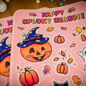 Sticker Sheet- Happy Spooky Season | Waterproof Sticker