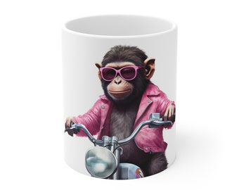 Ceramic Monkey Mug