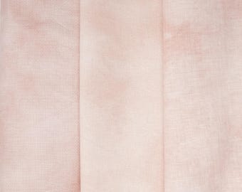 Bashful Beth - Hand Dyed Cross Stitch Fabrics - READY TO SHIP