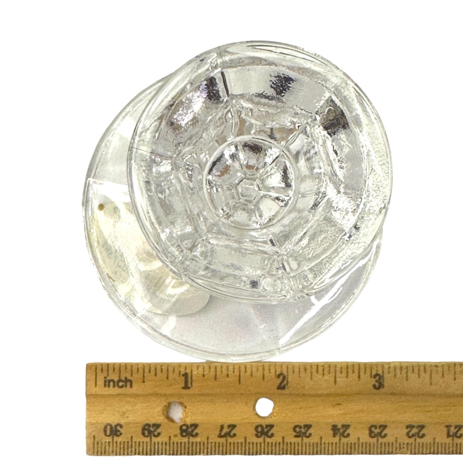 Lead Crystal Candle Holders Set of 2 Made in USA Elegant Design NOS NWT ...