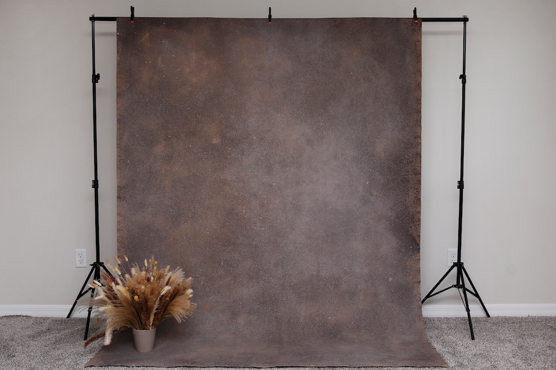 Hand Painted 100% Cotton Canvas Backdrop 12 Oz Single Side Brown 6ft X ...
