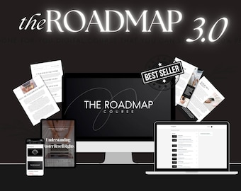 Digital Marketing Course, The Roadmap 3.0, New Version Roadmap, Free Email Templates, Roadmap Social Media Content, Master Resell Rights