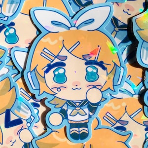 Anime Holographic Stickers