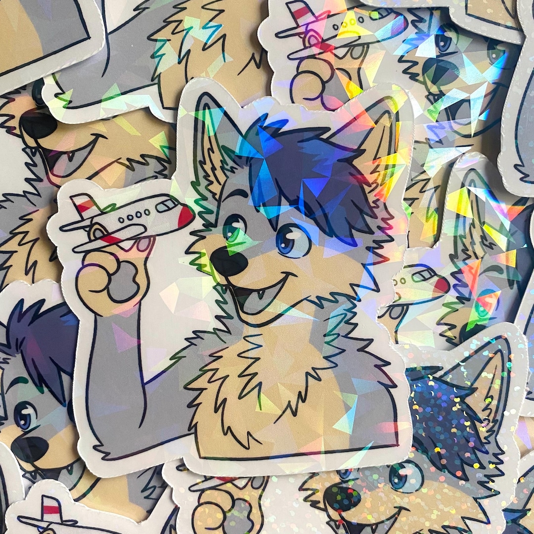Furry Sticker Printing Service | Matte Vinyl, Water-resistant - Etsy