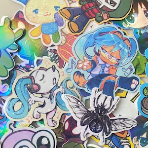 10 B-Grade Stickers Pack | Minor Imperfections, Defect Stickers | |  Please Read Description | NO TRACKING