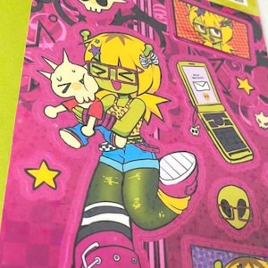 Alien Girl Sticker Sheet! | Original Artwork/OC's | Scenecore Stationary
