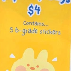 B-Grade Sticker Pack | Minor Imperfections, Defect Stickers