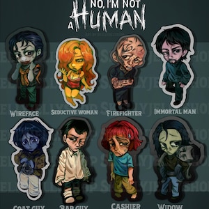 Human 3” Holographic Stickers | SET 1: Visitors or Humans..?