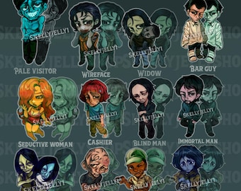 PREORDER Human Game 3 In Acrylic Keychain with Free Sticker