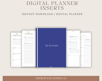 Digital Daily Planner- Undated Digital Planner, Goodnotes Planner