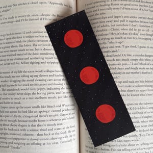 Blood Moon Bookmark | Moon Bookmark | Witchy Bookmark| Booktok Bookmark | Gifts for Readers| Bookish Gift | Handmade Bookmark