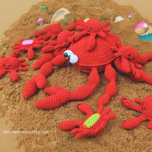 Crab Crochet Memory Game Pattern | Amigurumi Animal Patterns Easy | Crochet Memory Pattern Complete Guide English PDF