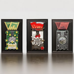 Medal Display Frame | Conqueror Challenge Medals | Wall Display for Awards and Achievements | Modular Medal Display