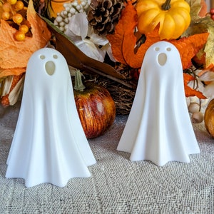 Spooky Ghost with Optional Tea Light Candle - Halloween Decor, Spooky Home Accent
