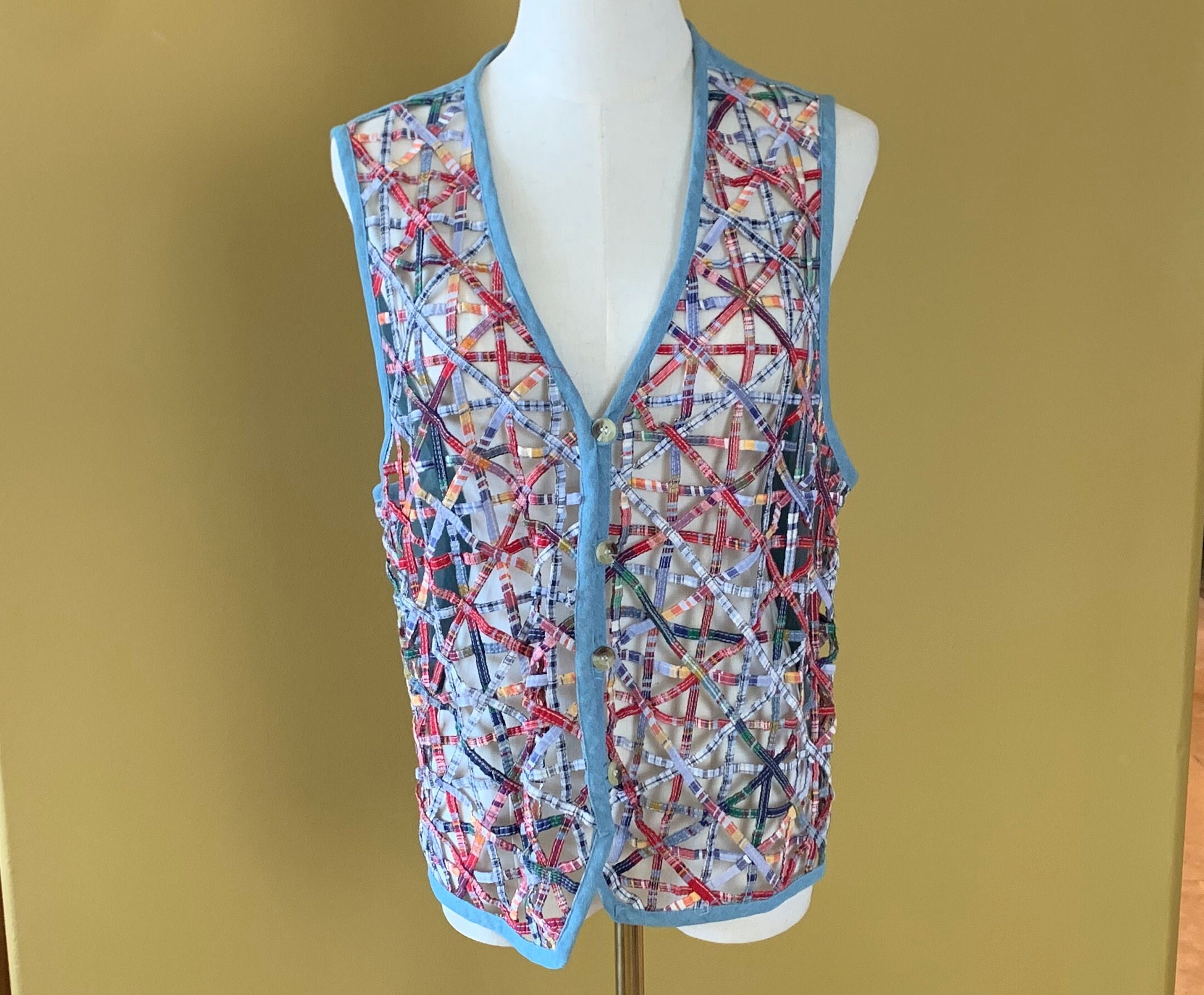 Chambray Vest - Etsy