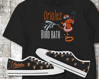 Baltimore Orioles Women&#39;s Low Top Sneakers - Custom Design, Comfort, and Style