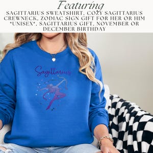 Schütze Schütze Sweatshirt, Gemütliches Schütze Rundhalsausschnitt, Sternzeichen Geschenk für Schütze Geschenk, November oder Dezember Geburtstag