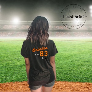 Baltimore Orioles In My &#39;83 Era Orioles Tribute T-Shirt, vintage orioles Baltimore baseball shirt