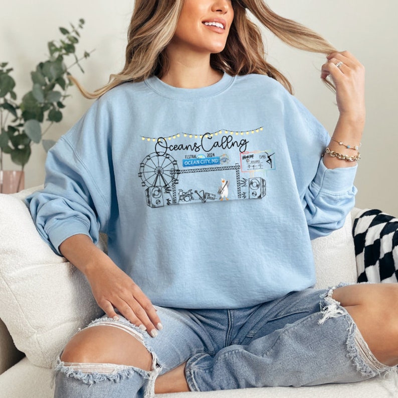 Oceans Calling Festival 2024, Ocean City Maryland Concert Sweatshirt