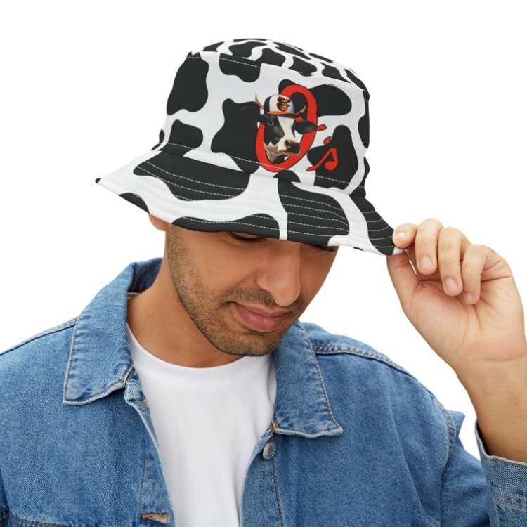 Colton COWser Print Bucket Hat - Baltimore Orioles Design for Orioles Fans