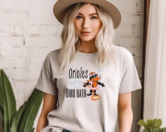Baltimore Orioles Bird Bath Tee, A Tribute to OPACY Splash Section, cute athletic tshirt