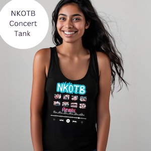 Remix 80s NKOTB Concert Top - Vintage New Kids on the Block Design for Blockheads