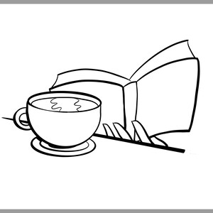 Coffee and Book Art