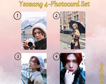 KPOP Ateez "towards my heart" with Kang Yeosang / Fanmade Photocards / towards the light tour in europe